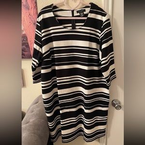 Love Ryan Los Angeles Plus Size Women’s black & white curvy dress size XL New